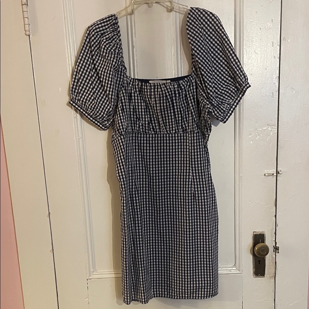 Forever That Girl Navy Gingham Mini Dress